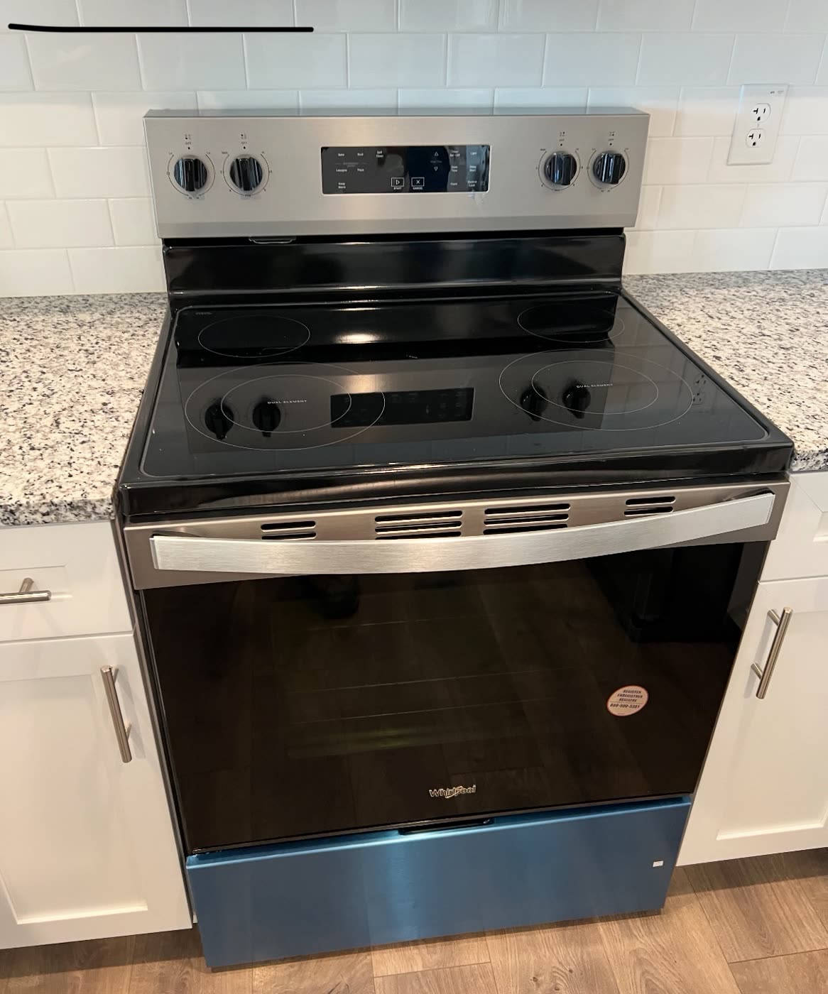 Electric range installed by AM&J