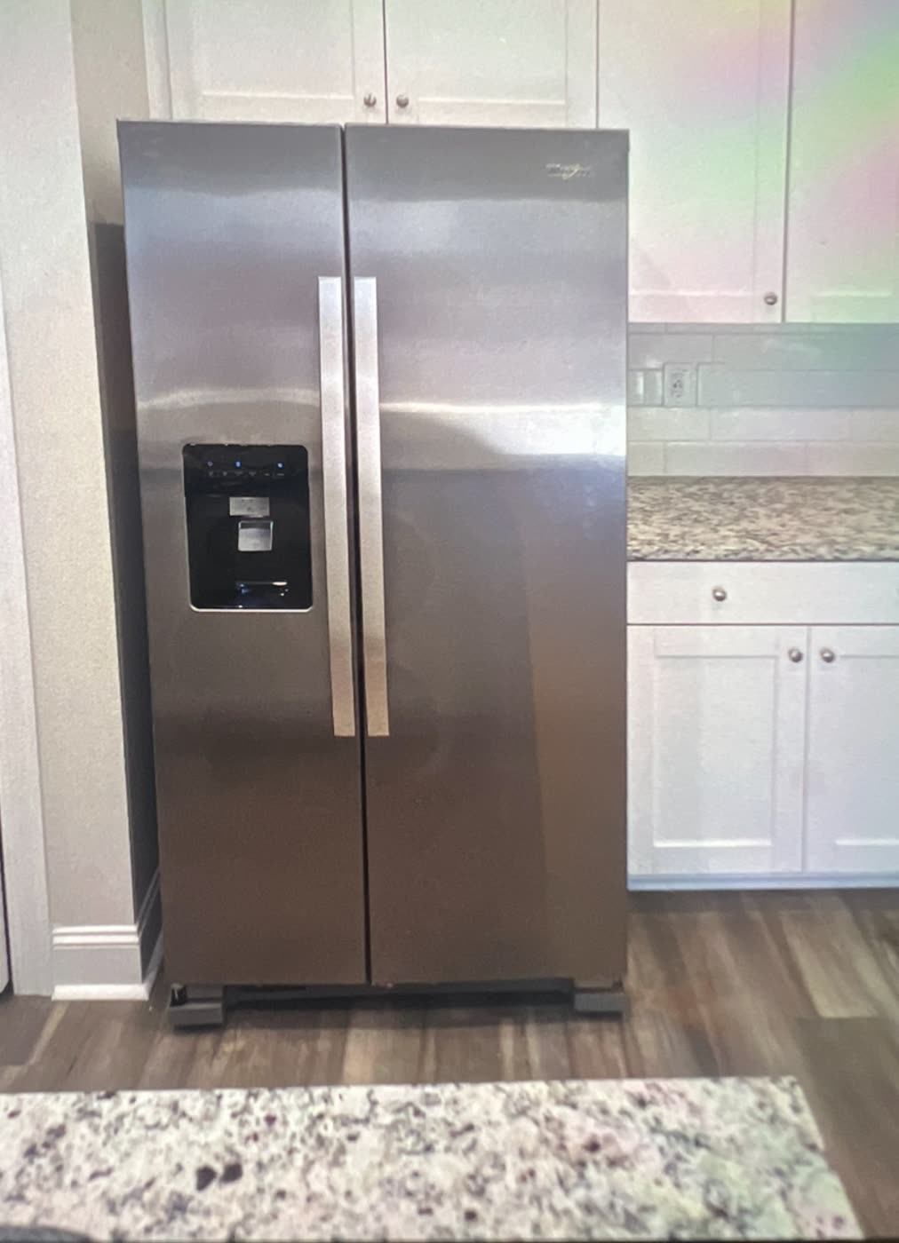 Side-by-side refrigerator installed by AM&J